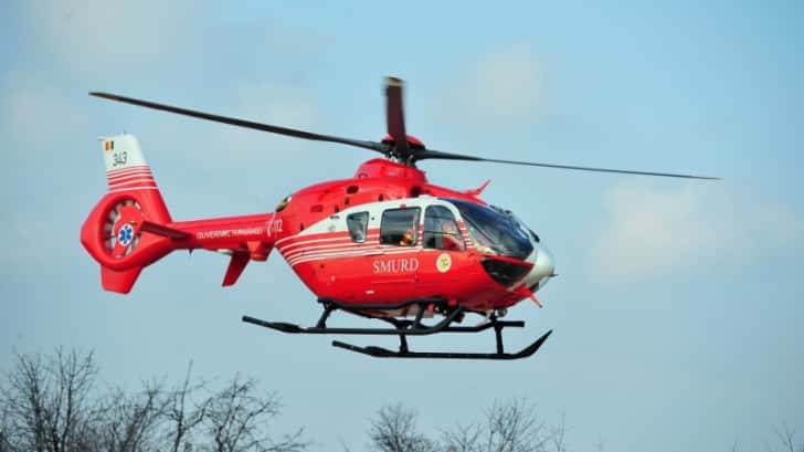 Update/ Militarul găsit împușcat în această dimineață în cap a fost transferat la Spitalul Militar din București cu un elicopter SMURD