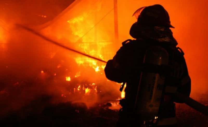 Incendiu pe strada Calea Tismanei din Târgu-Jiu