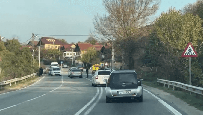 Accident la Pișteștii din Deal