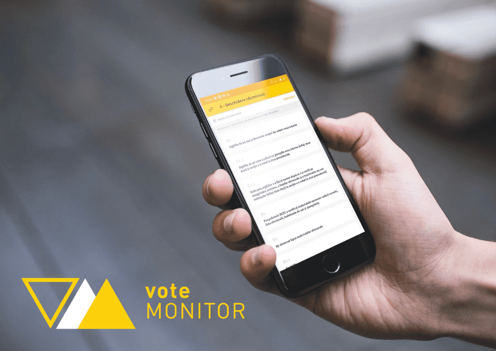 Nereguli la vot, semnalate direct de pe telefon prin intermediul unei aplicații