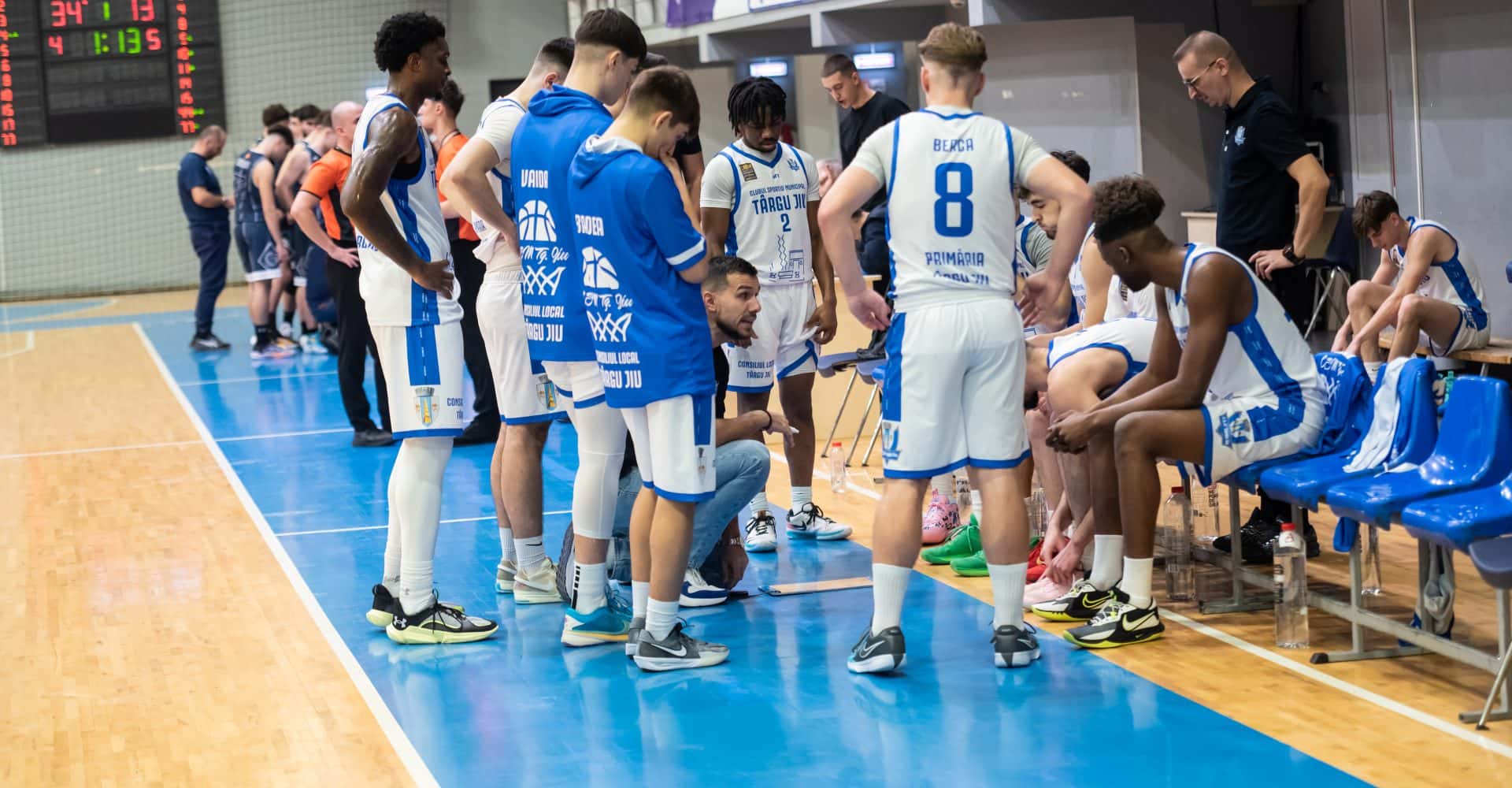 Baschet masculin: Meciul CSM Târgu Jiu- CS VSK Antares Gheorgheni s-a încheiat cu scor 122-79