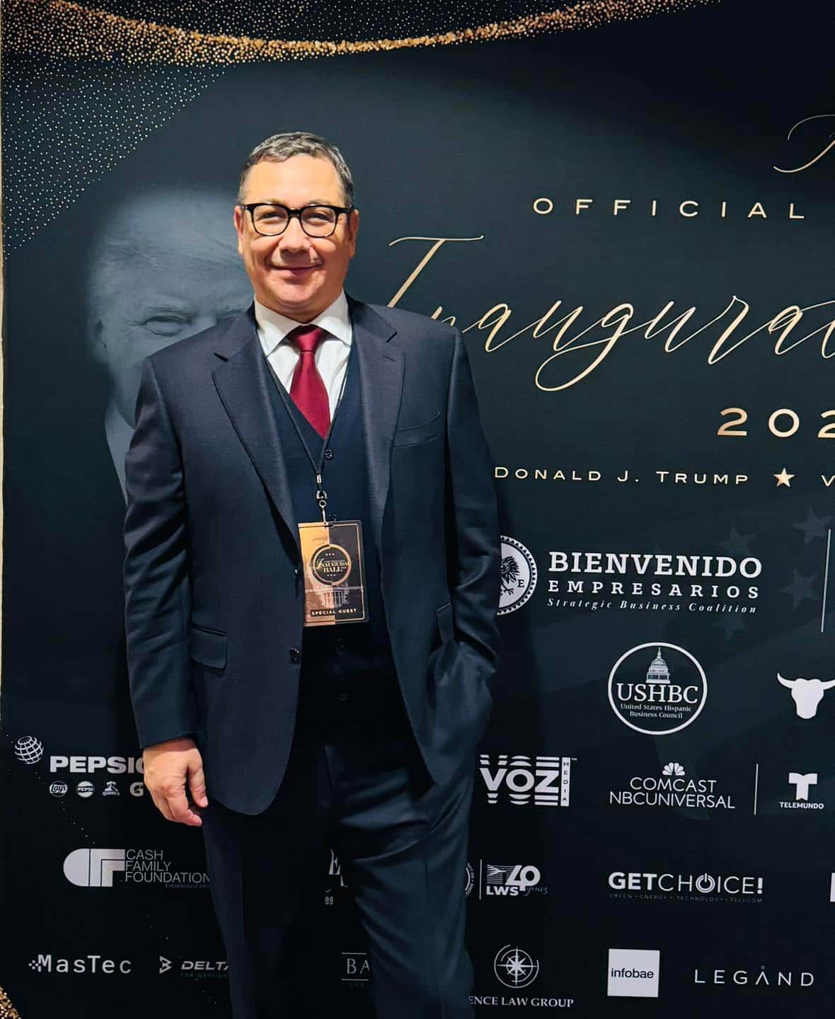 Fostul parlamentar de Gorj, Victor Ponta, prezent la învestirea lui Donald Trump