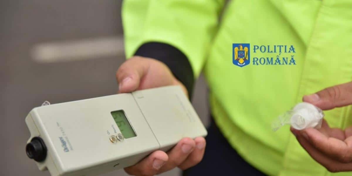 Șofer de 40 de ani, depistat cu o alcoolemie de 1,30 mg/l alcool în aerul expirat