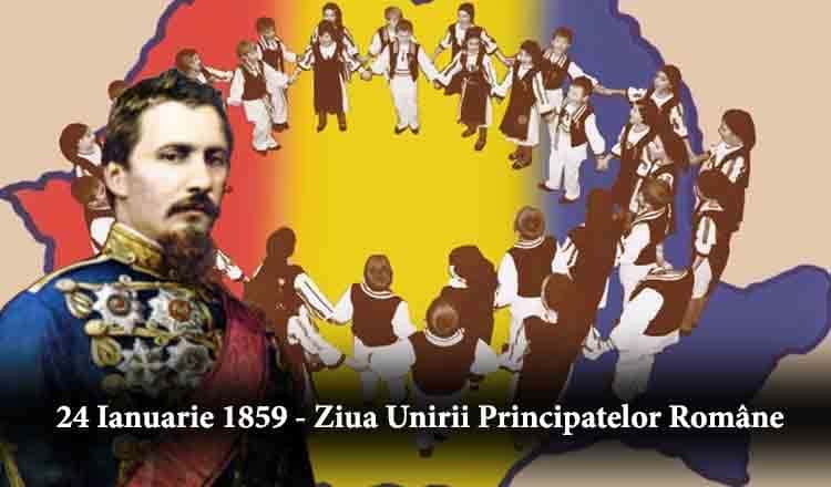 Manifestări de Ziua Unirii în Piața Prefecturii din Târgu-Jiu