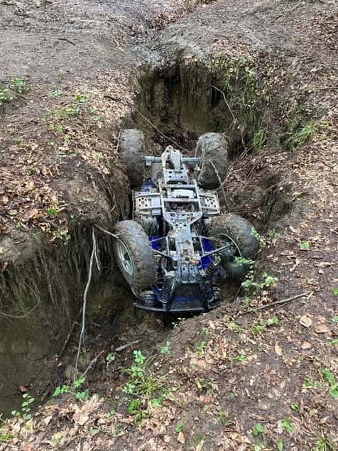 Bărbat din Polovragi, cercetat penal după ce a furat un ATV și l-a distrus