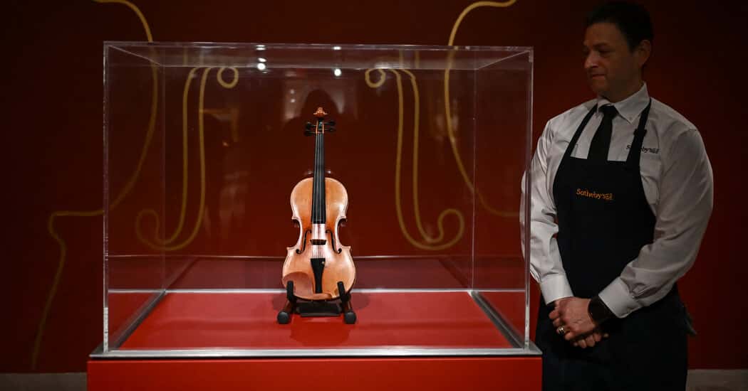 Vioară Stradivarius, în topul celor mai scumpe instrumente muzicale