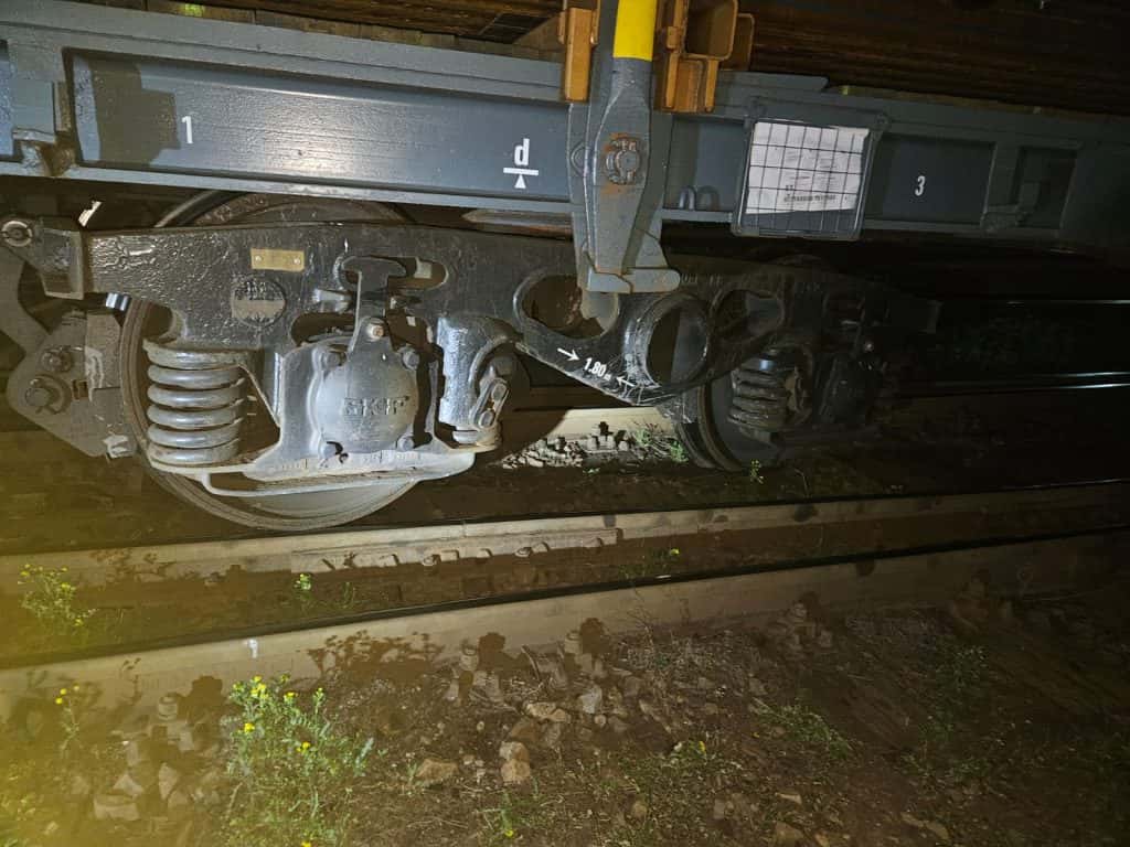 Un tren de marfă a deraiat la Turceni. A fost demarată o anchetă