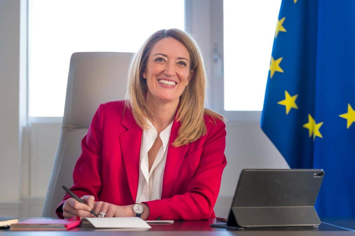 Roberta Metsola ajunge la București pentru o întâlnire cu Nicușor Dan