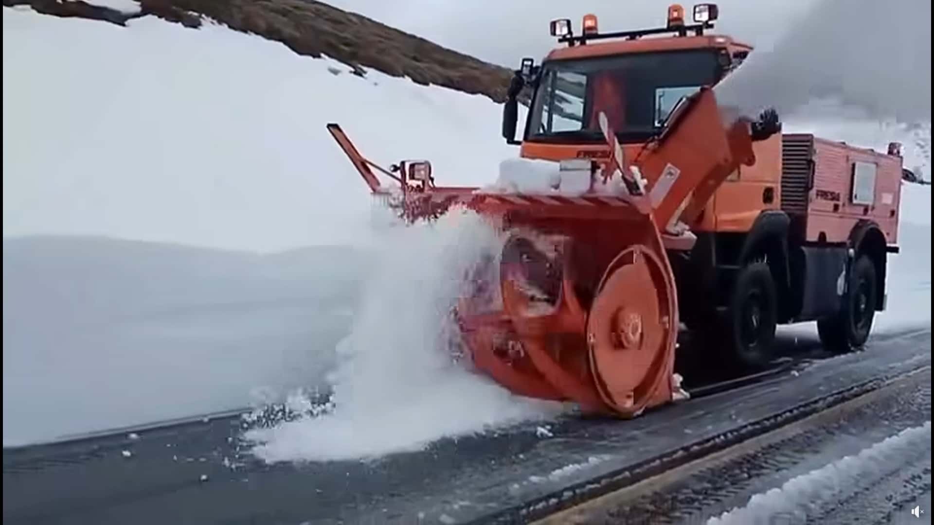 [VIDEO] Transalpina, aproape redeschisă după lucrările de deszăpezire