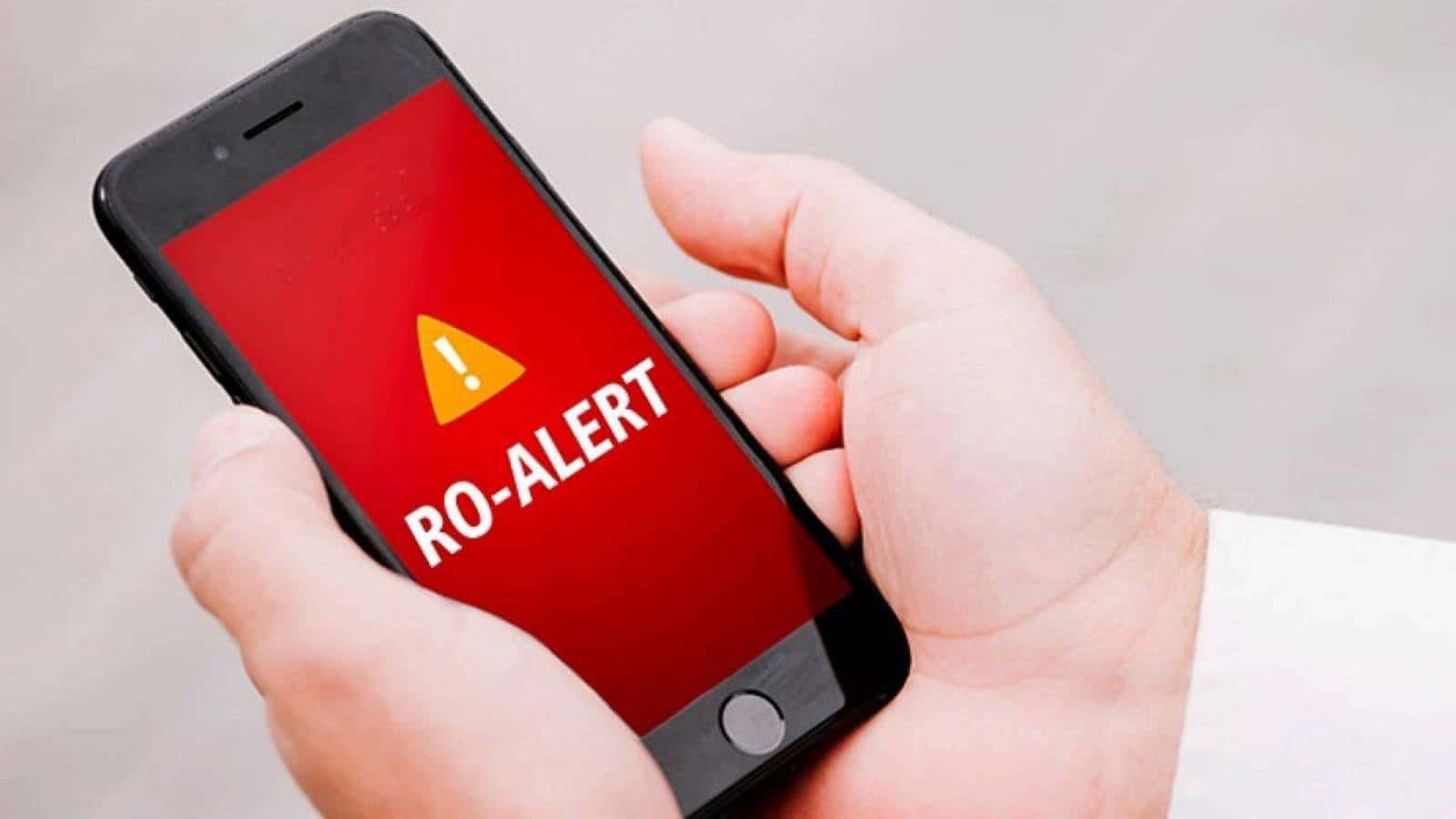 Mesajele RO-Alert vor avea sunete diferite