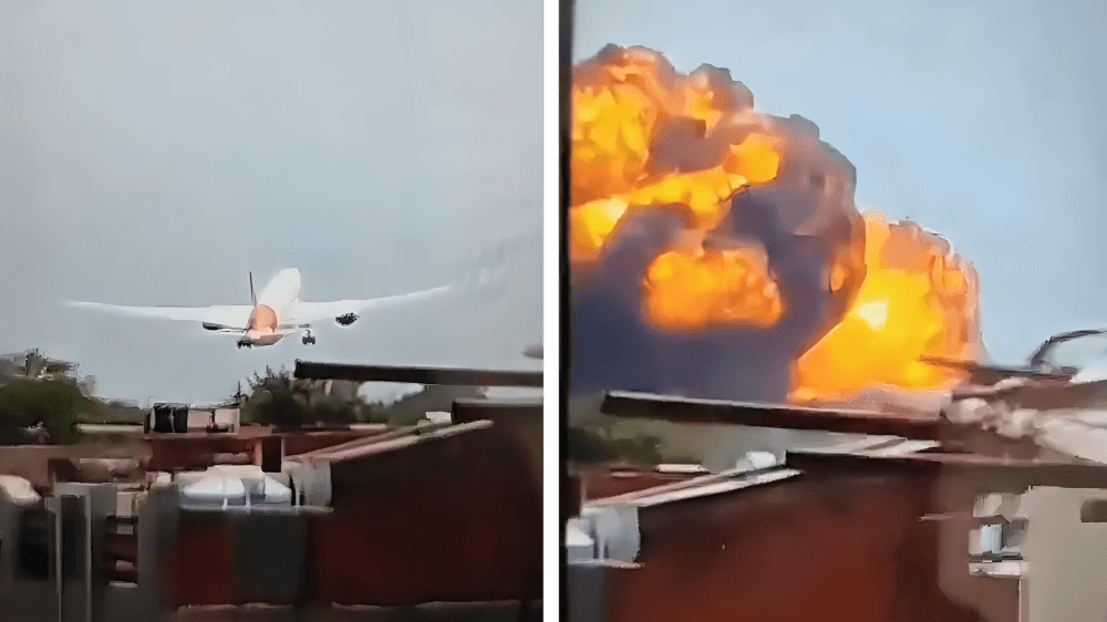 [VIDEO] Avion prăbușit în India: 242 de oameni la bord