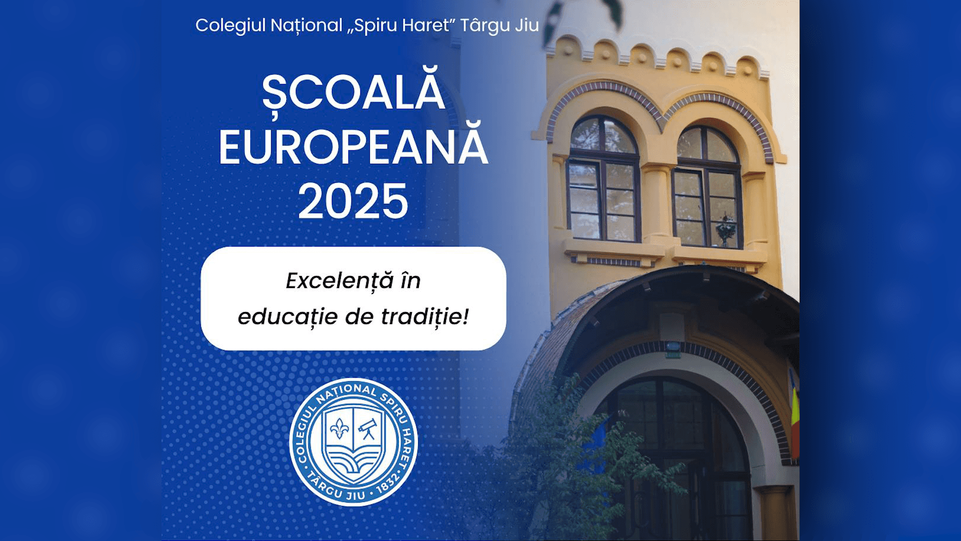 Școală Europeană 2025: CNSH Târgu Jiu pe primul loc