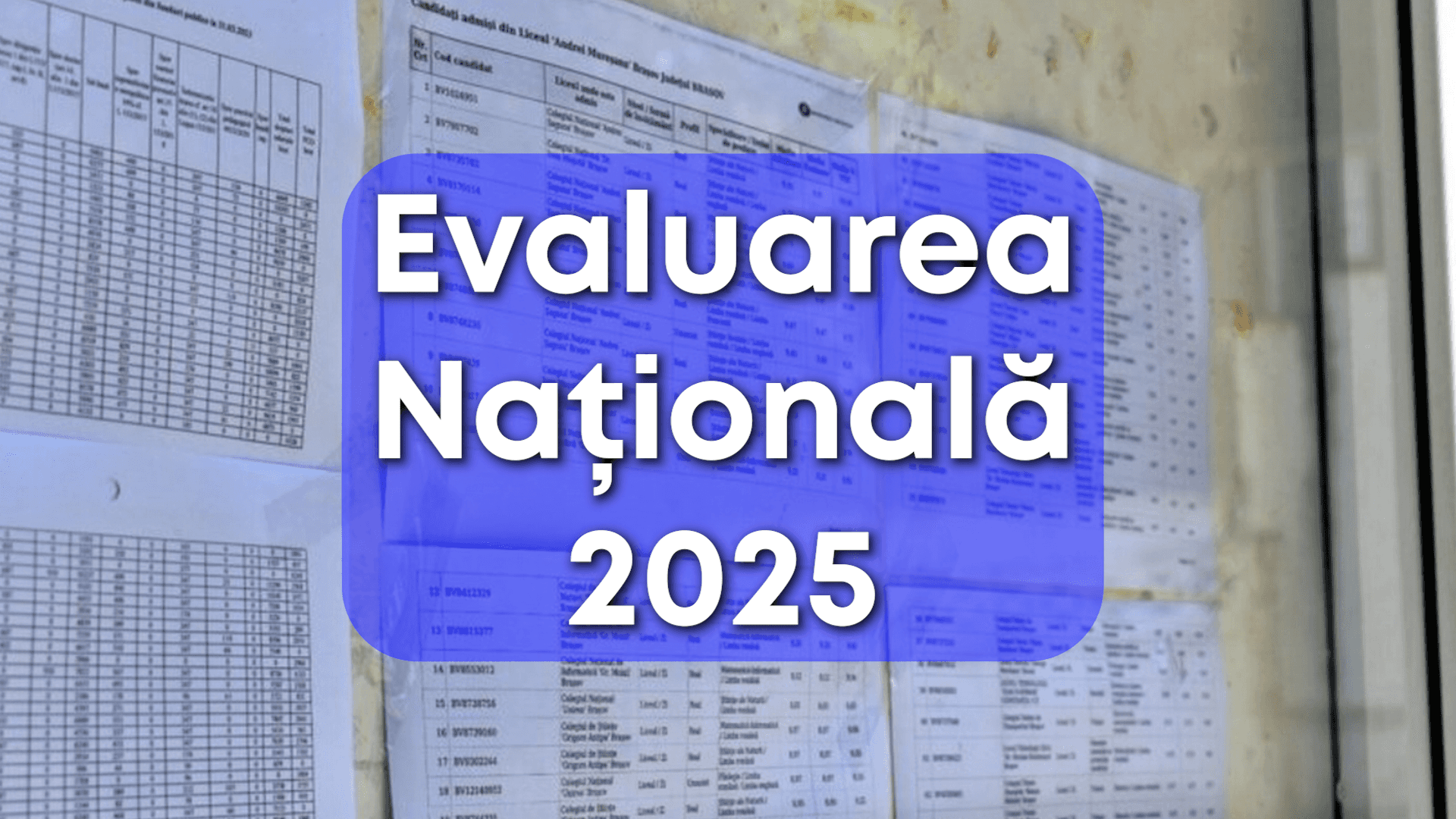 Rezultatele la Evaluarea Națională 2025, afișate astăzi