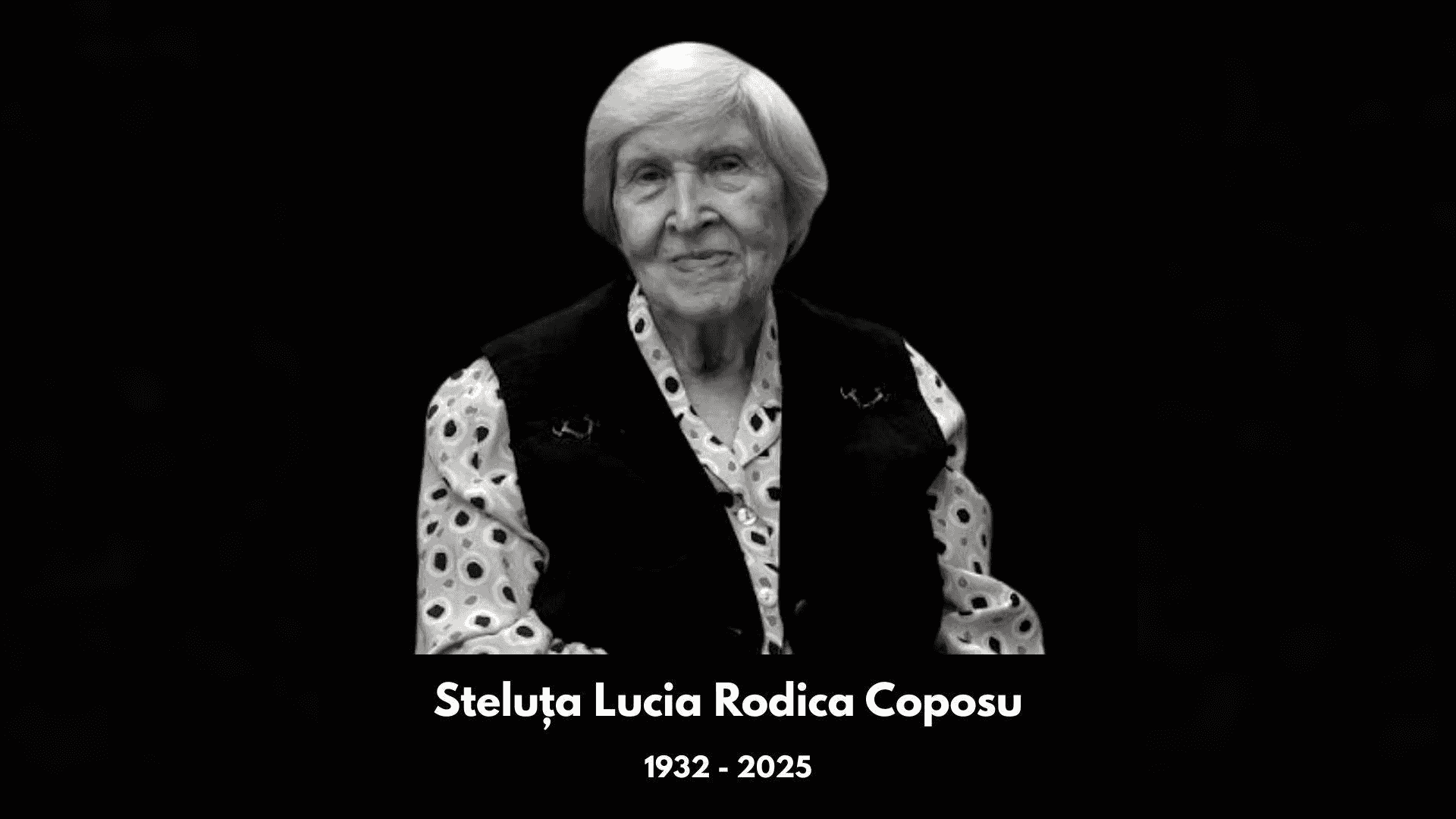Steluţa Coposu, sora lui Corneliu Coposu, a decedat