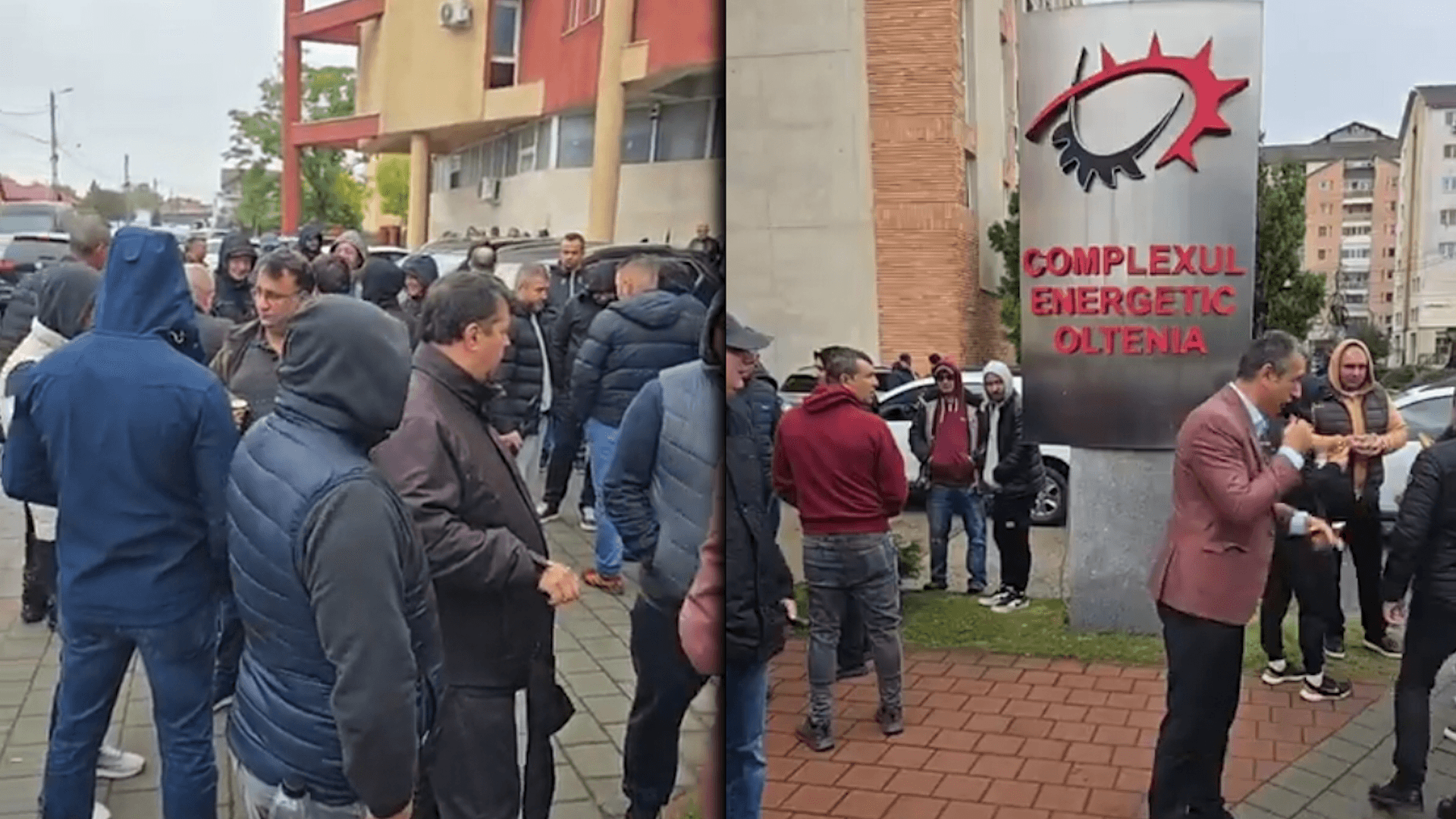 Protest spontan la CEO