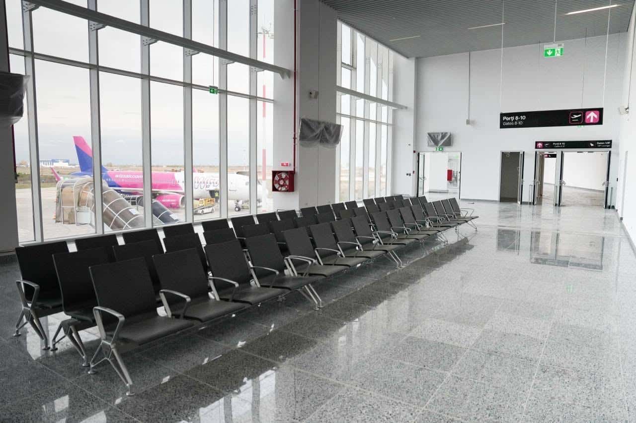 Noul terminal al Aeroportului Internațional Craiova, finalizat și gata de deschidere