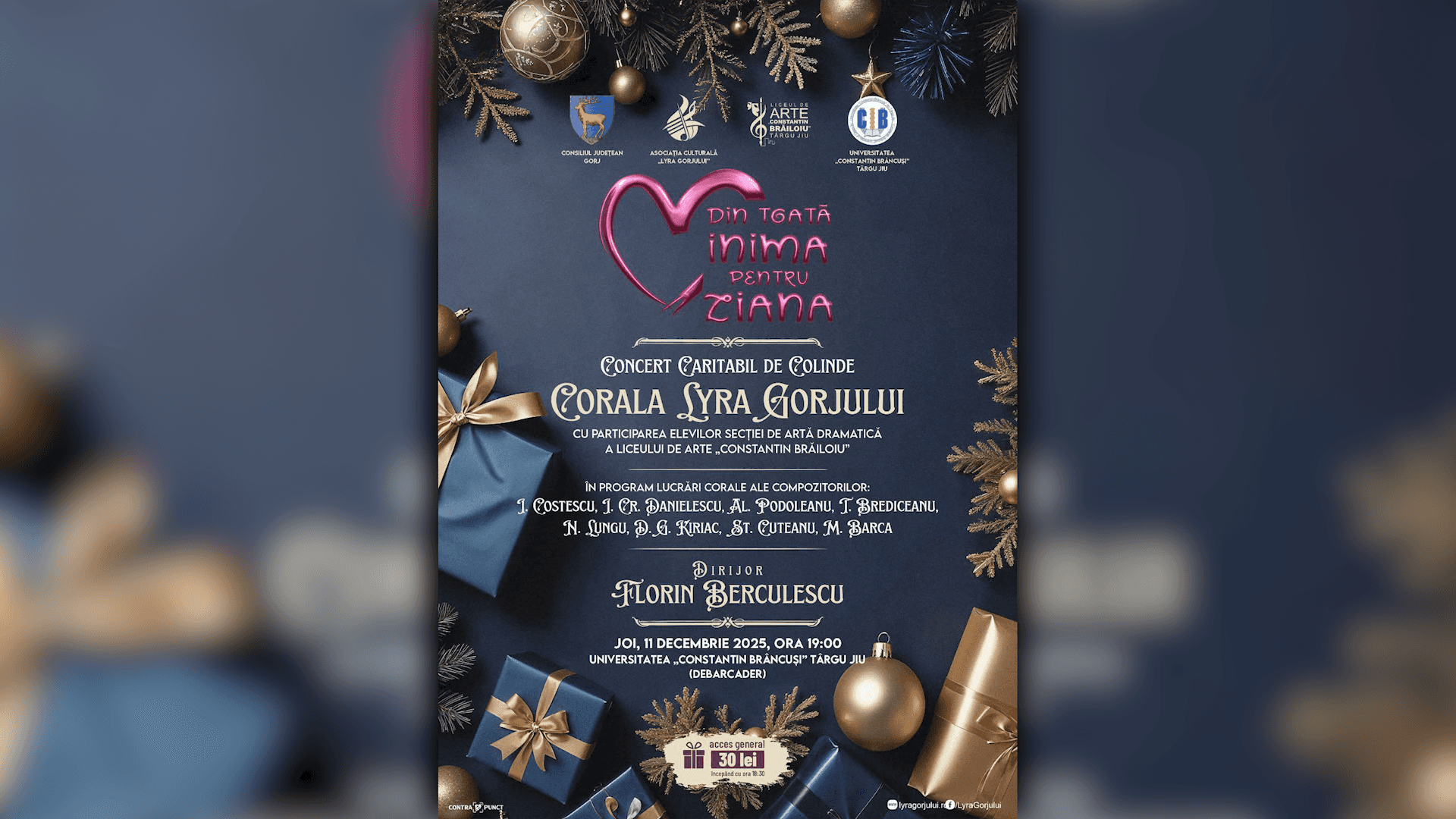 Din toată inima pentru Ziana - Concert caritabil de Colinde