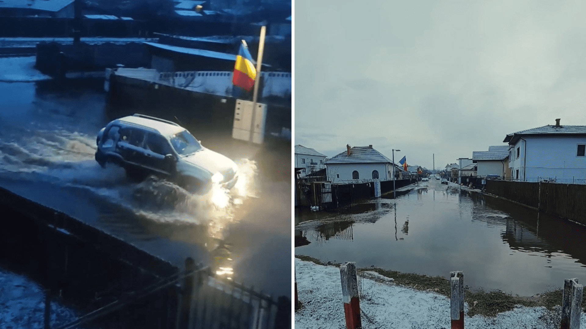 Anul „Constantin Brâncuși” începe cu inundație pe Calea Eroilor