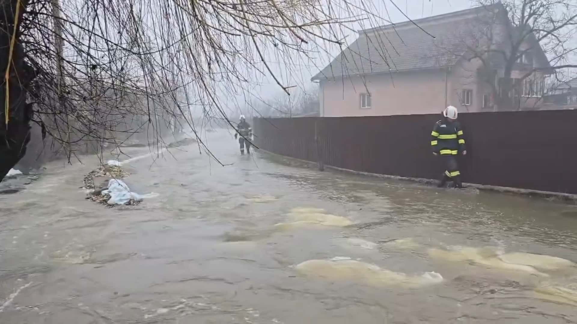 Cartierul Primăverii din Târgu Jiu, inundat din nou