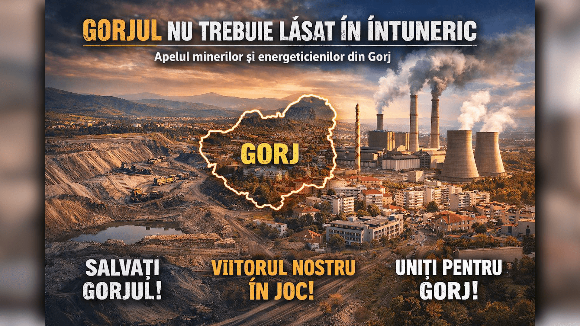Apelul minerilor și energeticienilor din Gorj