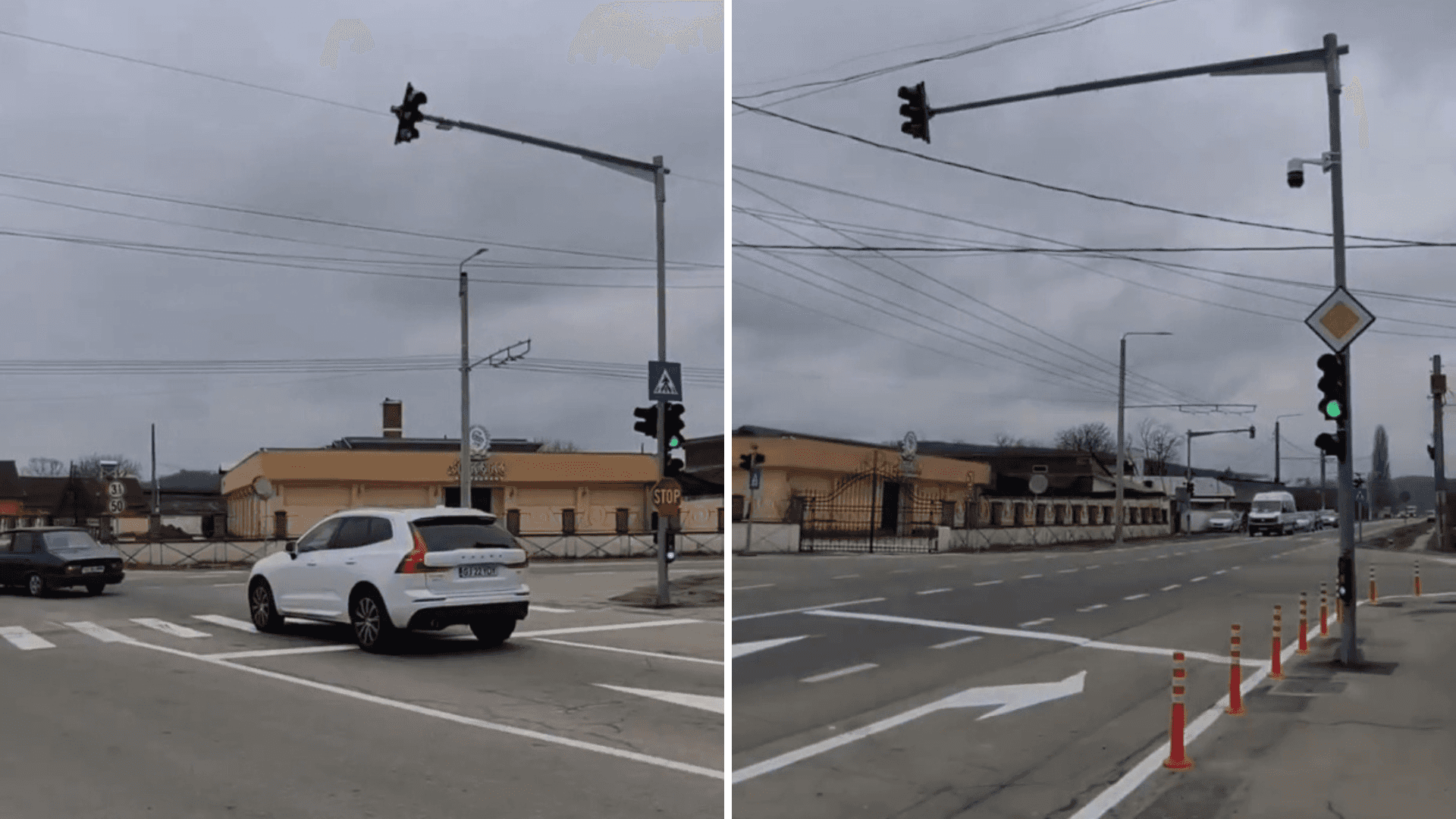 Semaforizare în intersecția de la Bârsești