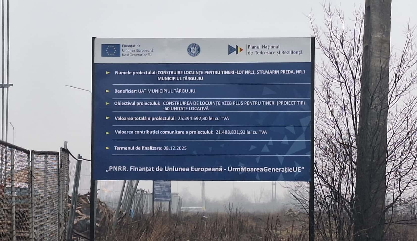 Muncitor rănit grav pe șantierul de pe strada Marin Preda
