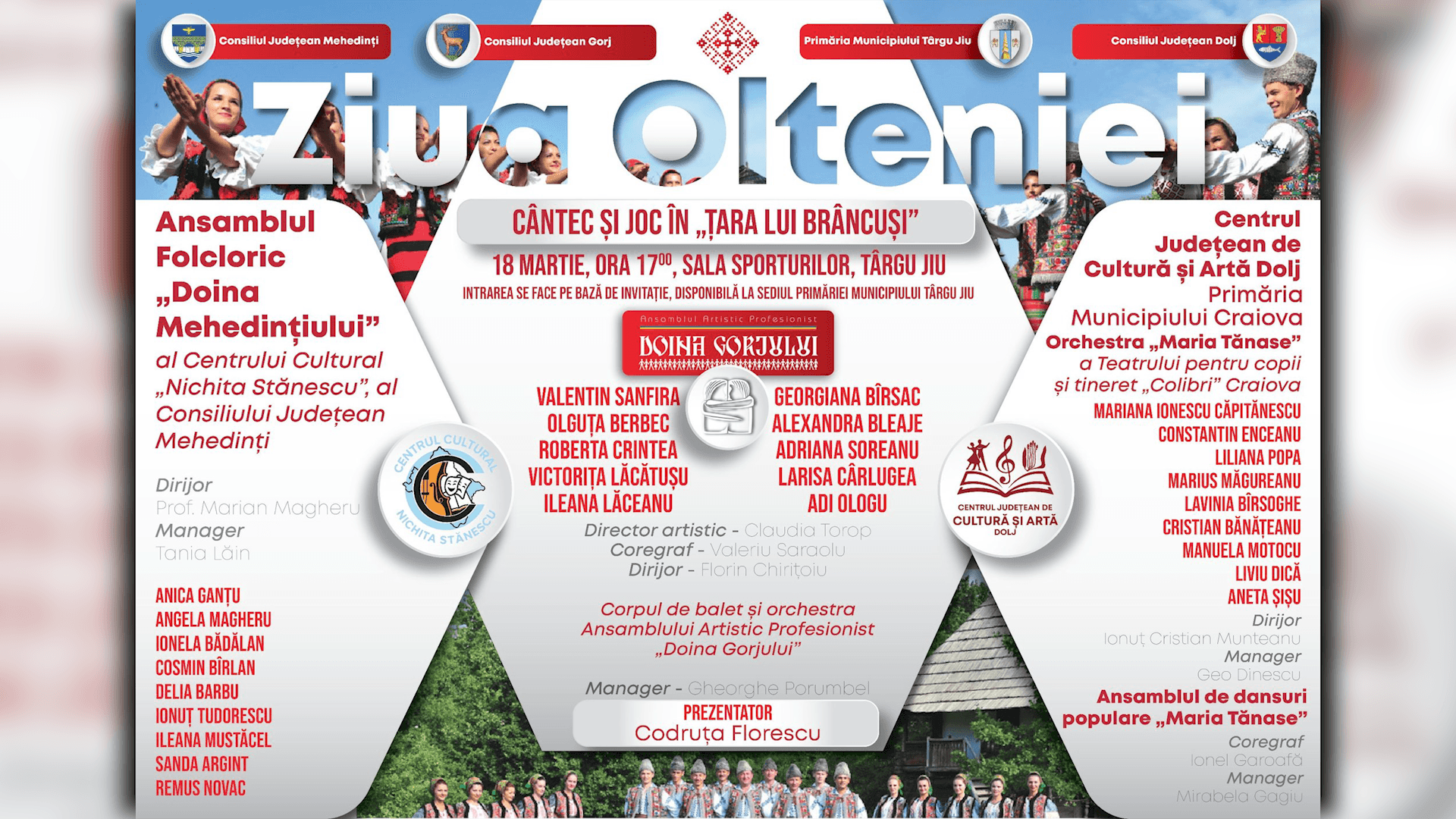 Programul evenimentelor culturale din perioada 16-22 martie
