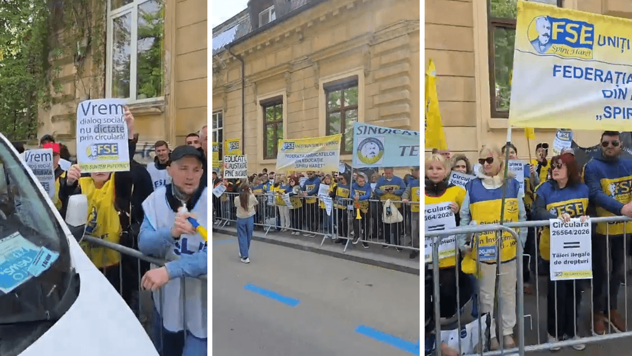 Proteste în învățământ: Sindicatele anunță grevă generală