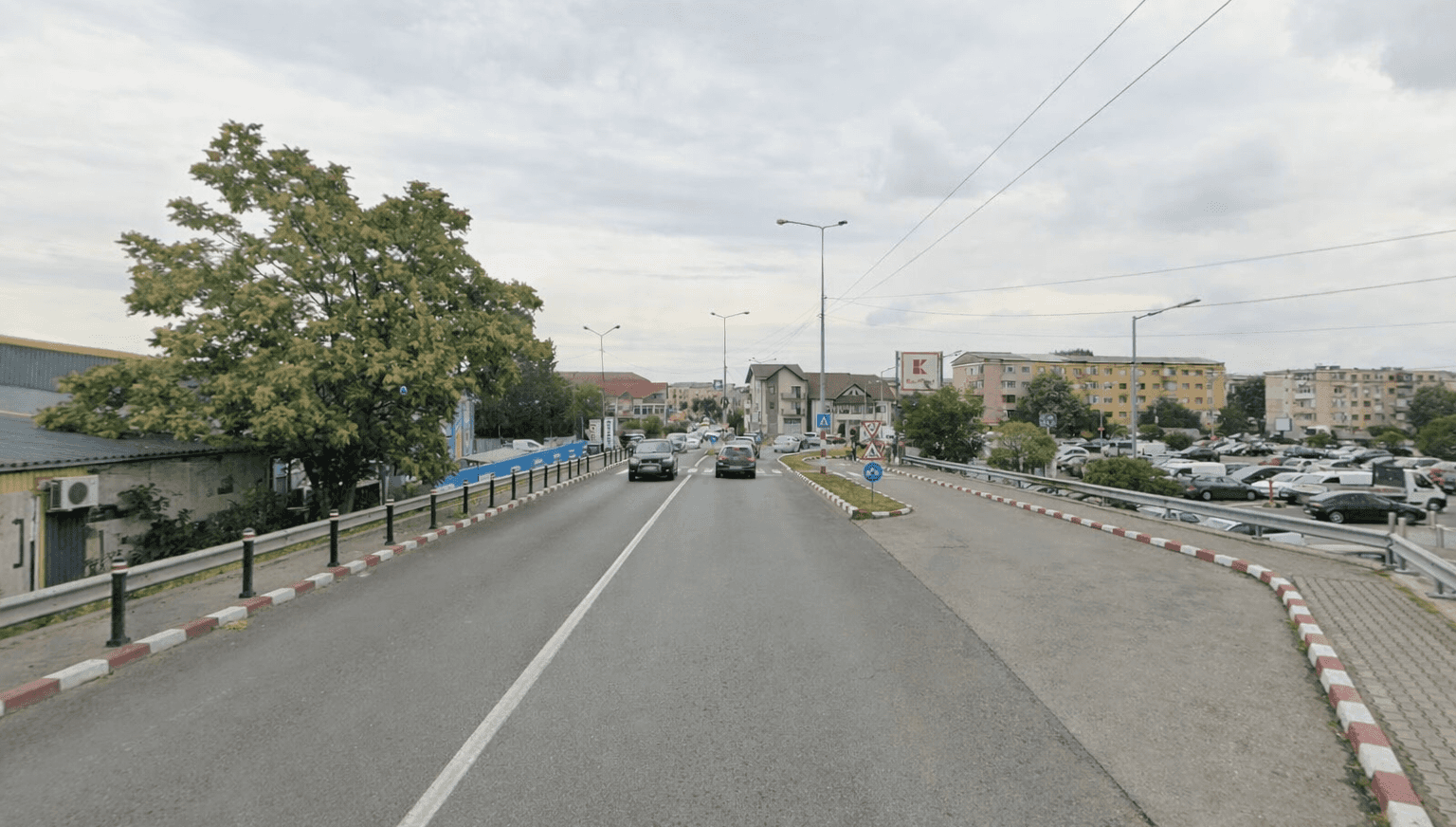 Lucrări de reparații la podul din zona Kaufland