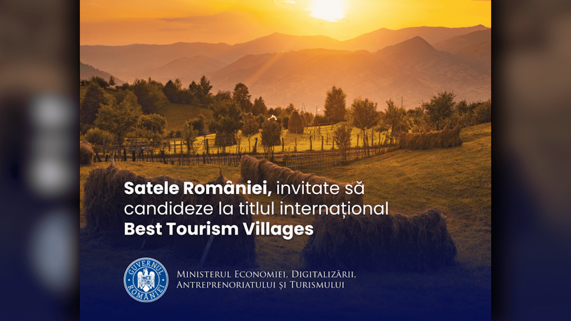 „Best Tourism Villages”: Guvernul a lansat selecţia pentru comunităţi rurale