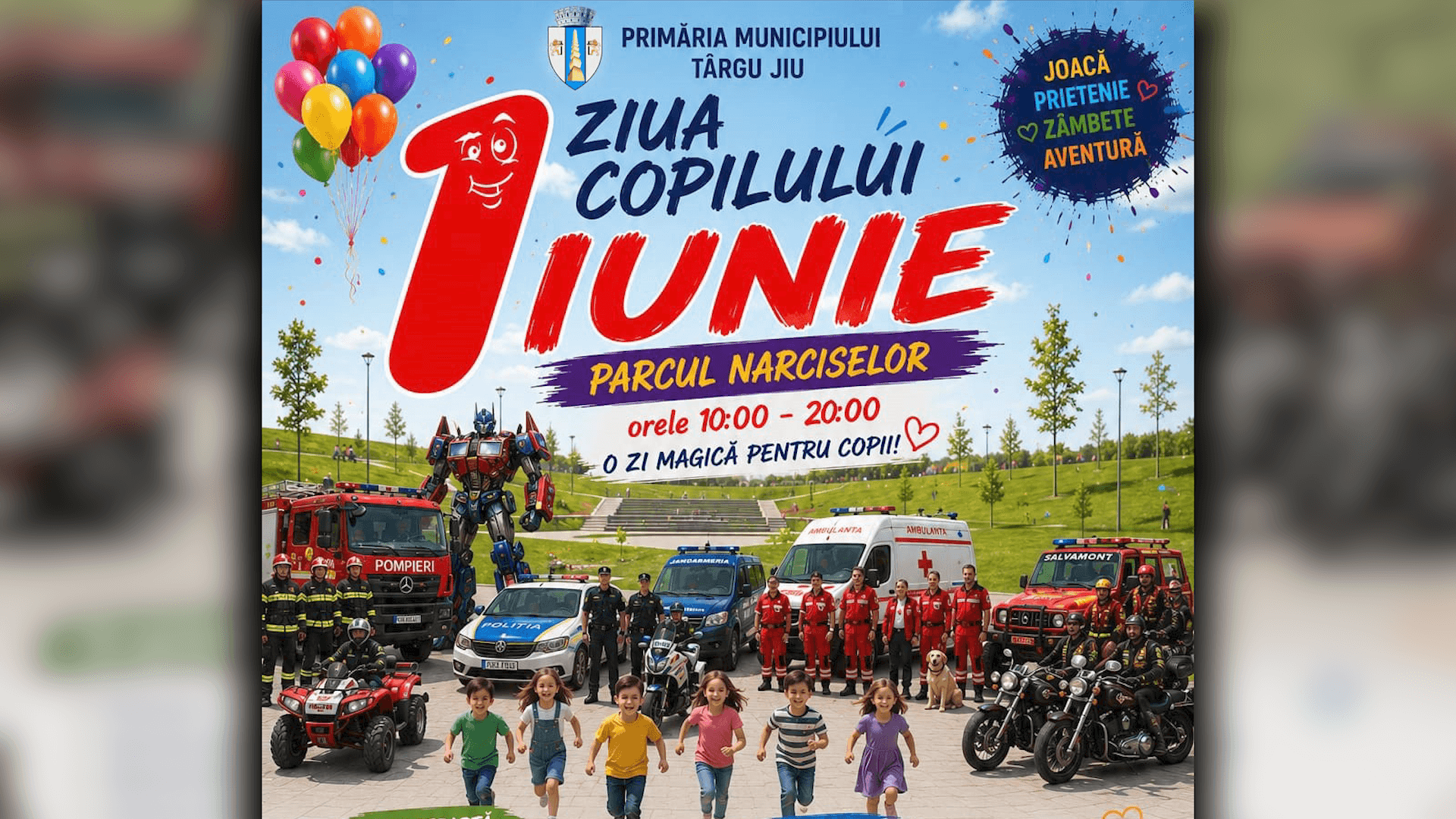 Programul „Zilei Internaționale a Copilului” în Târgu Jiu