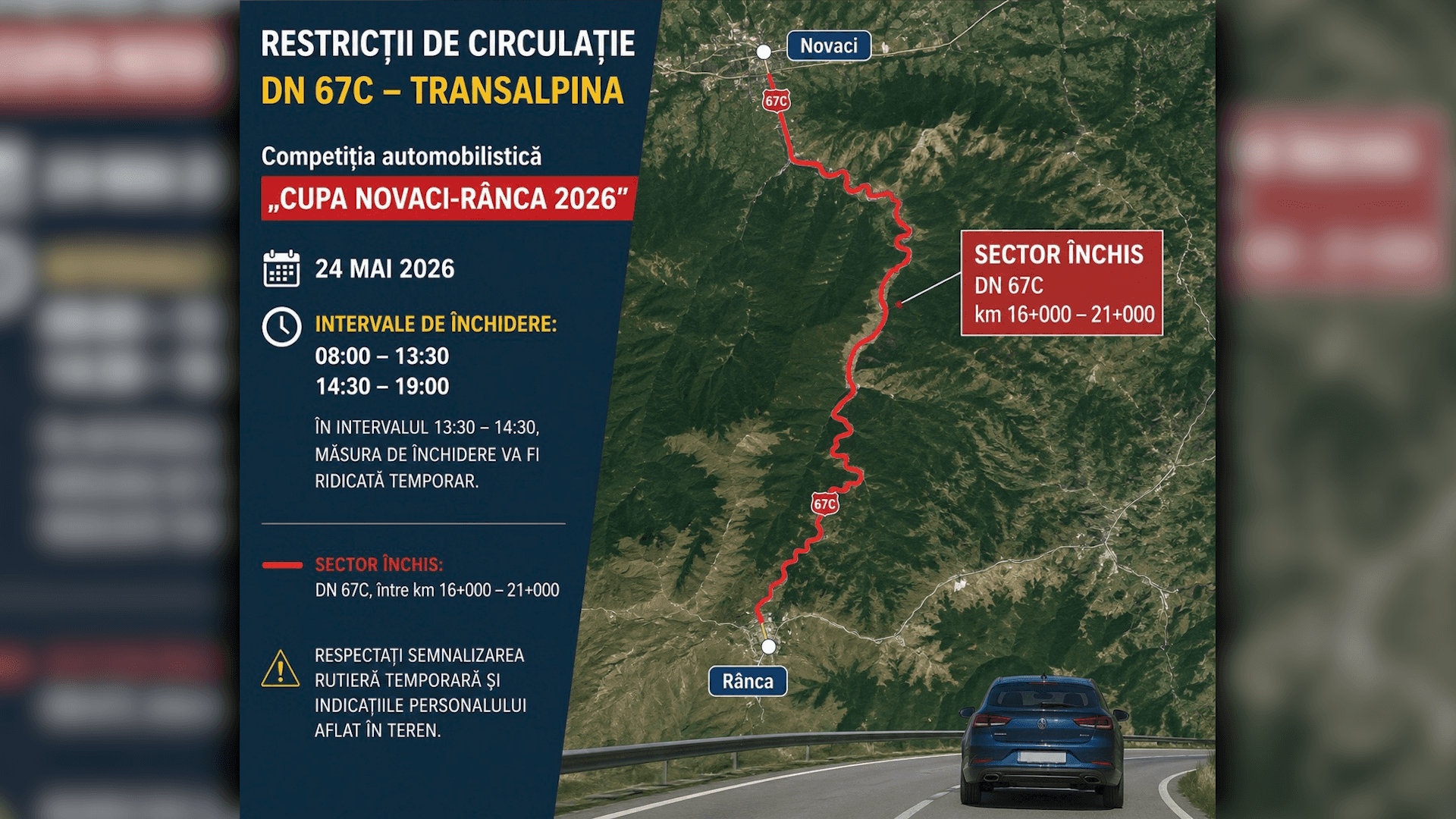 Restricții de circulație pe Transalpina