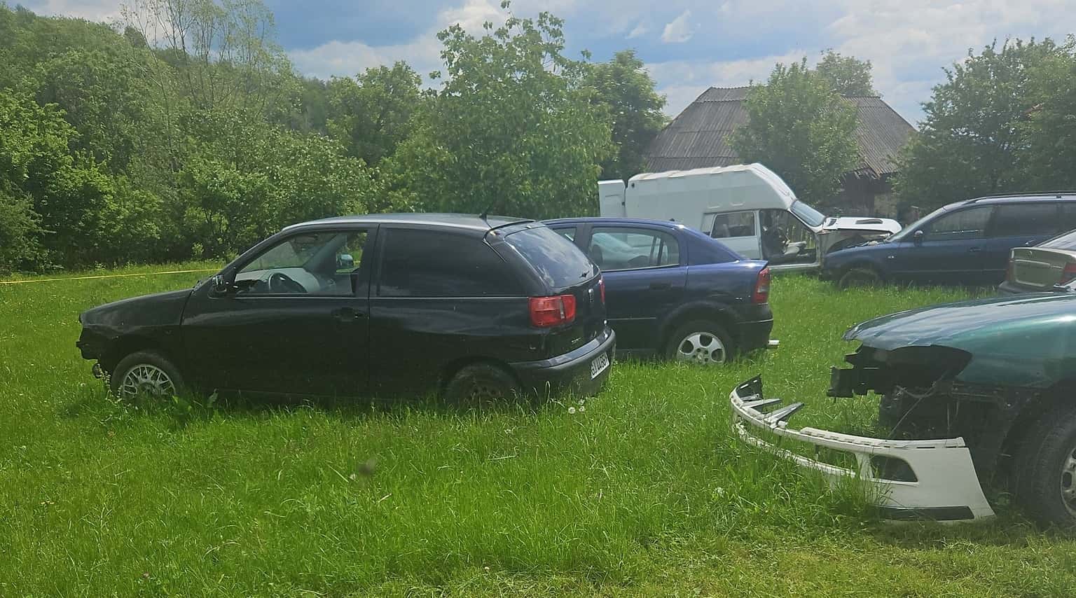 Dezmembrări auto ilegale în Novaci
