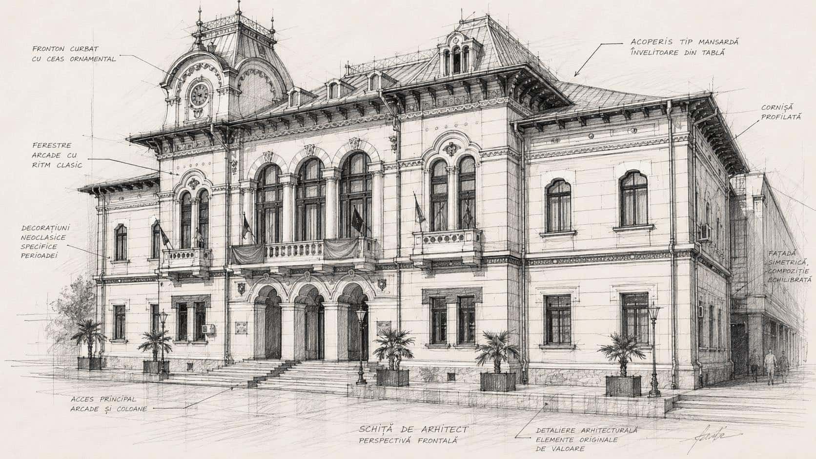 Au fost depuse documentele pentru reabilitarea Prefecturii Gorj