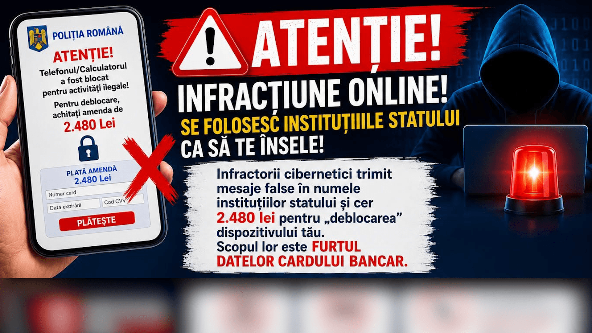 Escrocherie online: Utilizatori păcăliți cu cereri false de plată