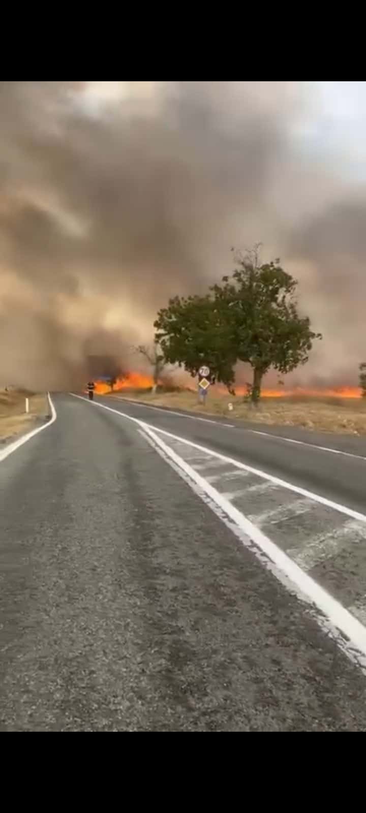 Video: Incendiu puternic în localitatea gorjeană Câmpu Mare