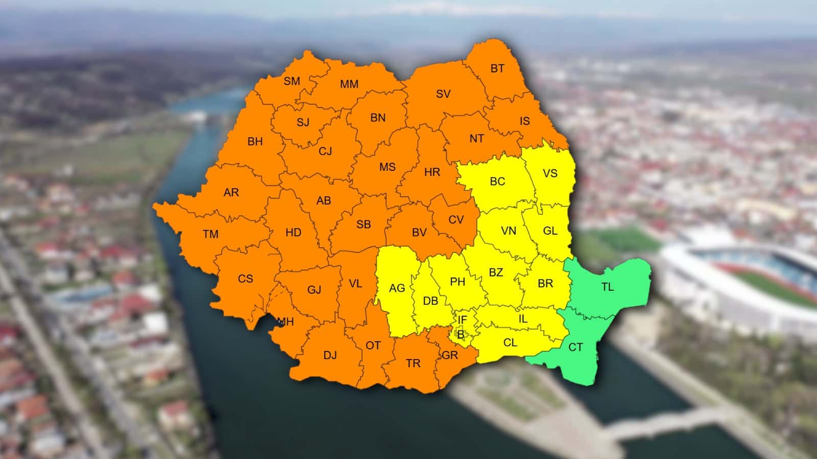Gorjul, sub cod portocaliu de caniculă