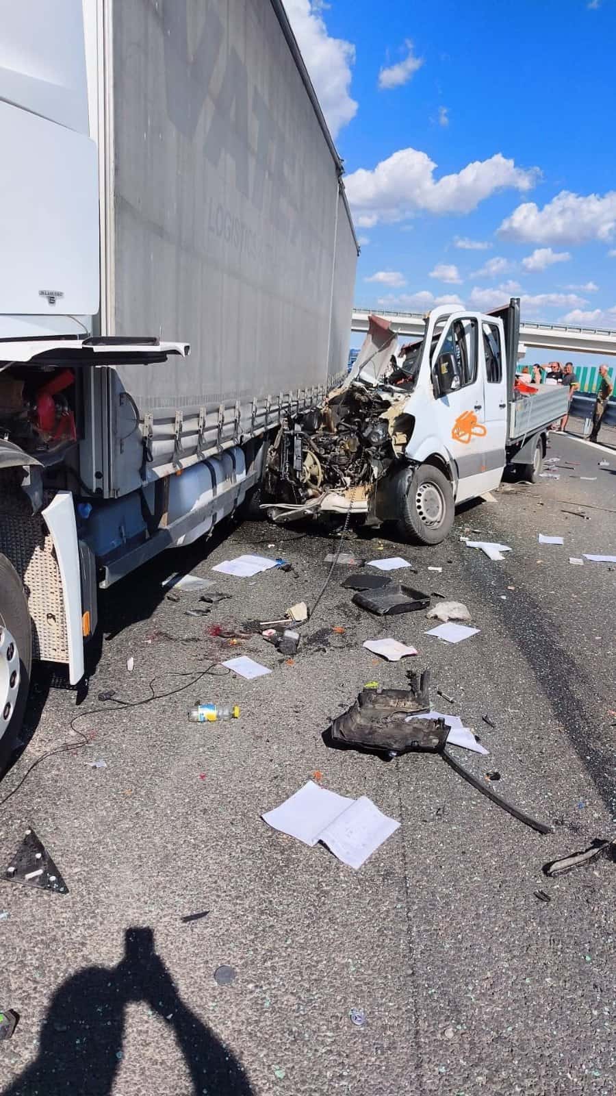 Circulație oprită pe drumul expres Craiova-Pitești! Un grav accident de circulație a avut loc în urmă cu puțin timp