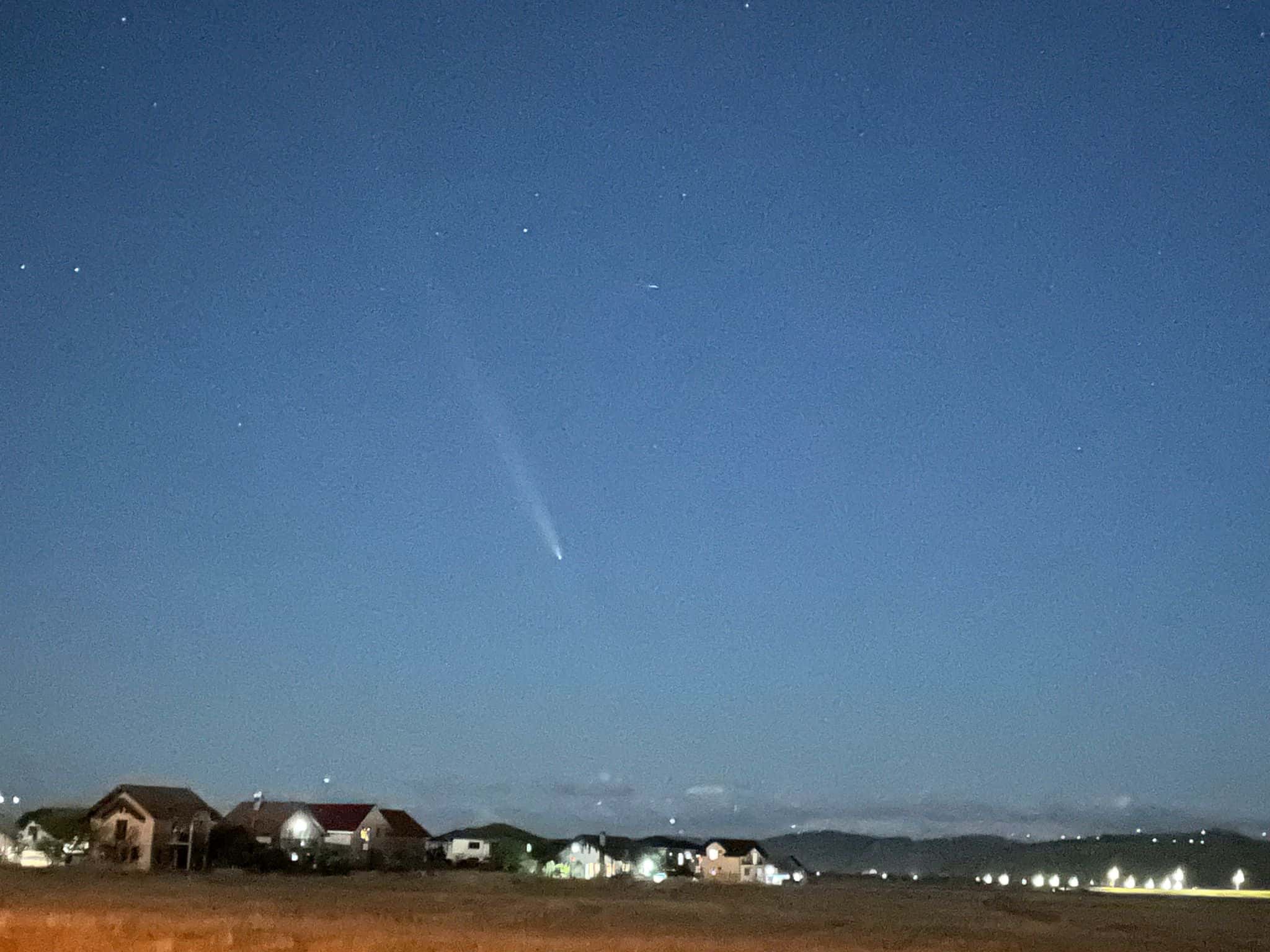 Cometa secolului, vizibilă la Târgu-Jiu