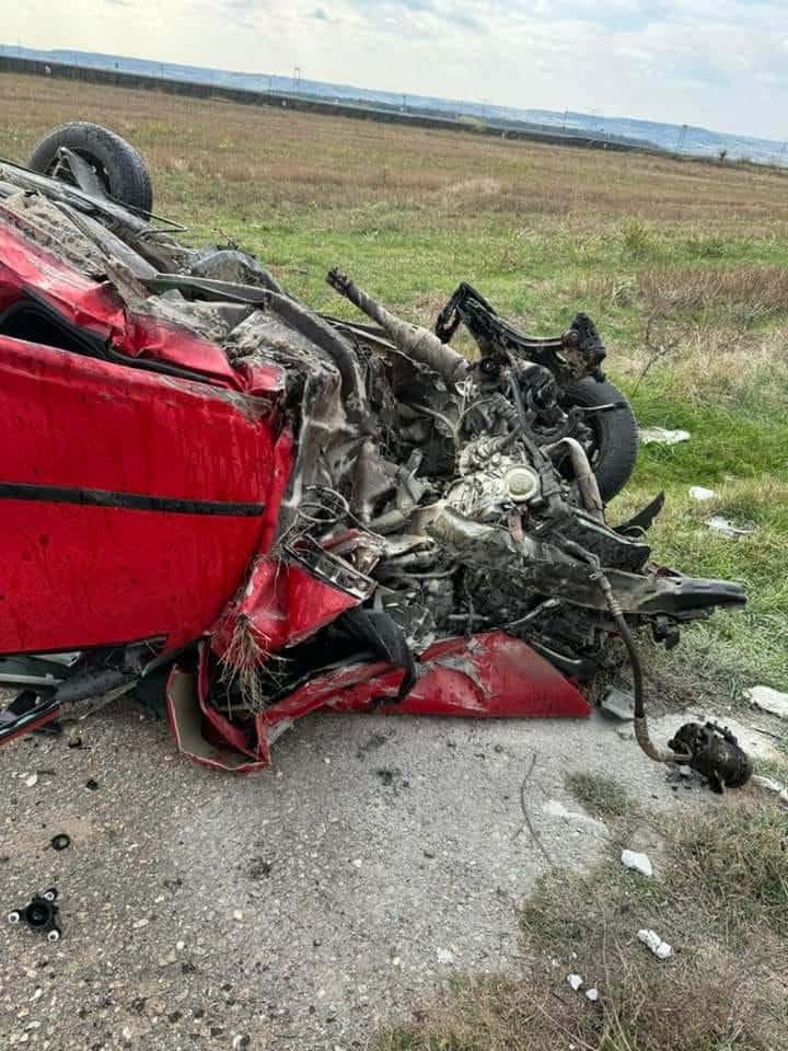 Accident grav la Țânțăreni. A fost chemat elicopterul SMURD