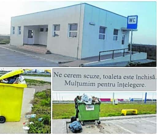 Toalete închise pe autostrada A1. Care este motivul?