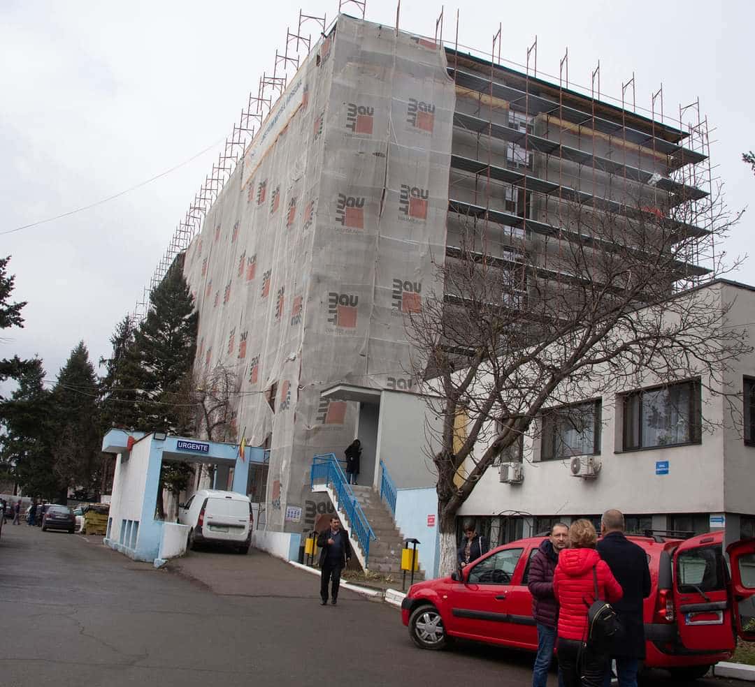 Spitalul 700 din Târgu Jiu se află în plin șantier. Lucrările de reabilitare au fost realizate în proporție de 60% până în acest moment