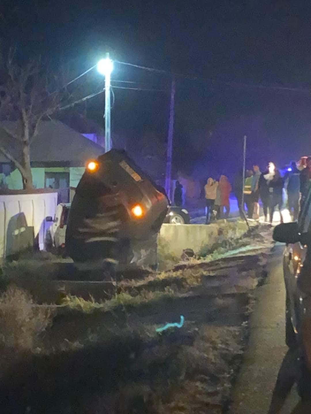 Accident spectaculos la Bîlteni