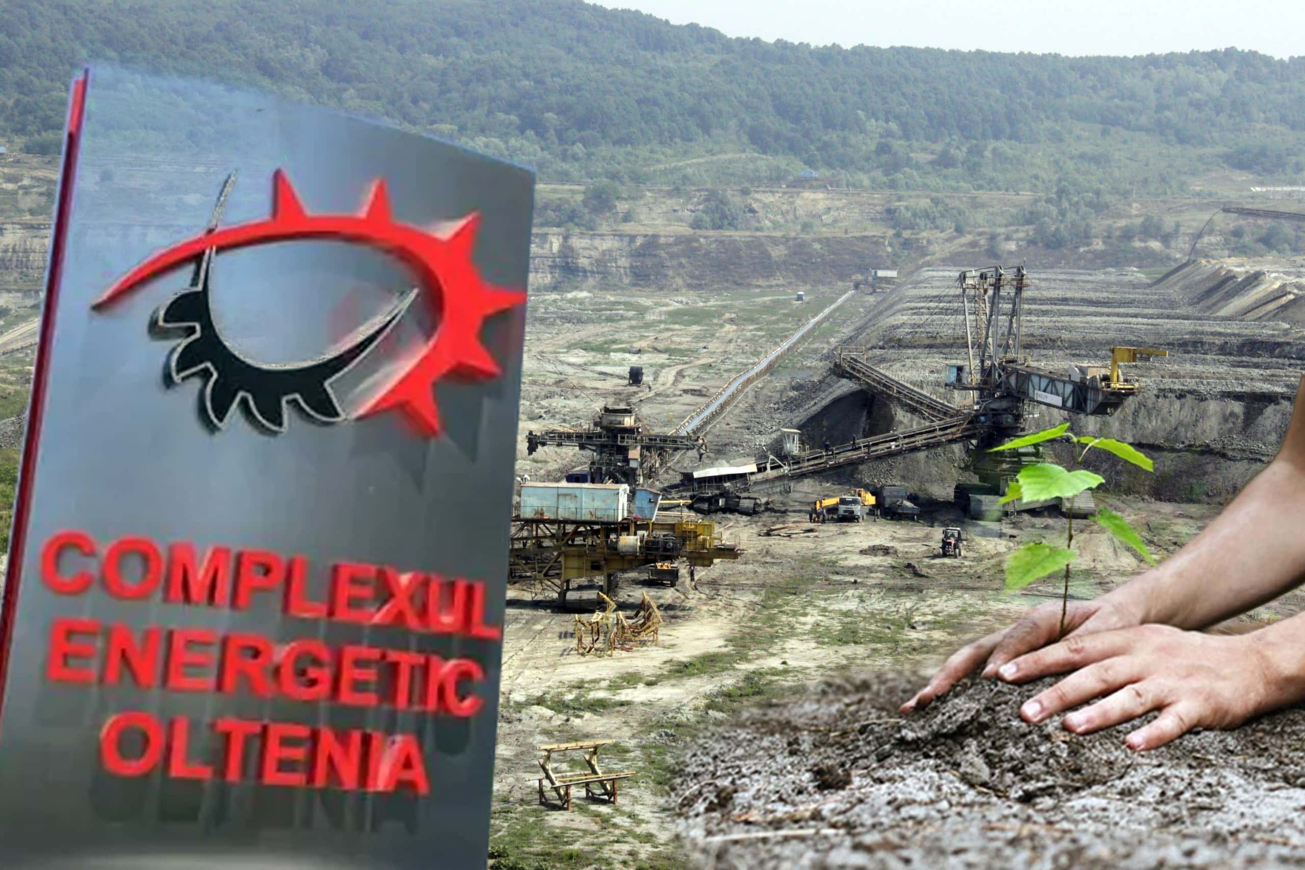 CE Oltenia împădurește sute de hectare afectate de exploatările miniere