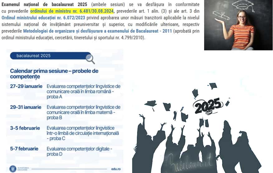 Încep înscrierile pentru BAC 2025