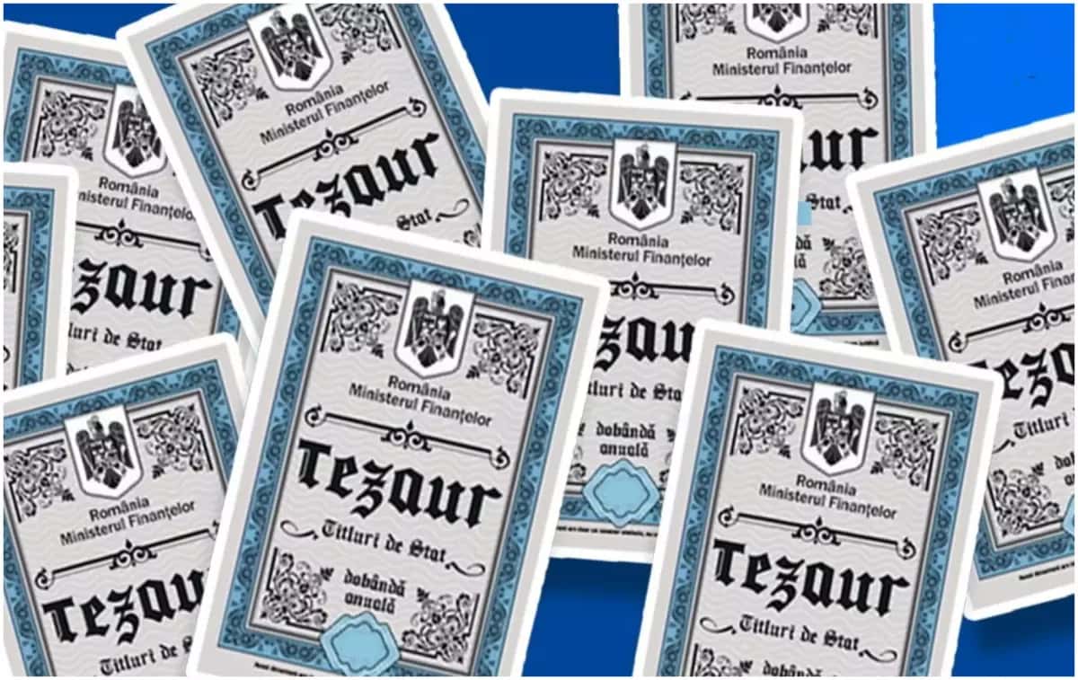 Românii pot investi de astăzi în titlurile de stat Tezaur