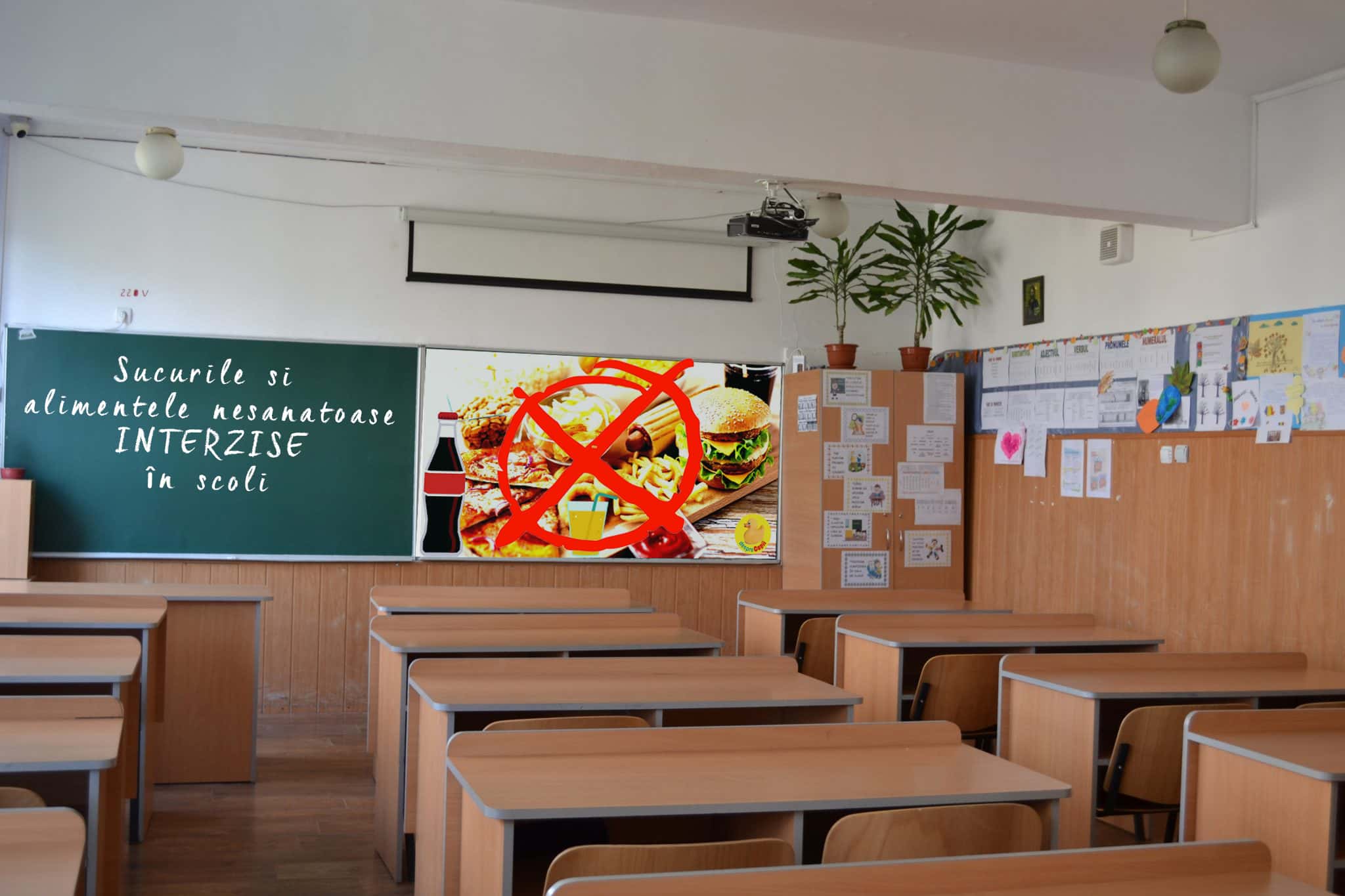 Sucurile și alimentele nesănătoase, vor fi INTERZISE în școli