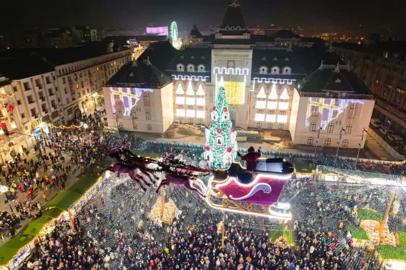 Număr record de vizitatori la Târgul de Crăciun de la Craiova
