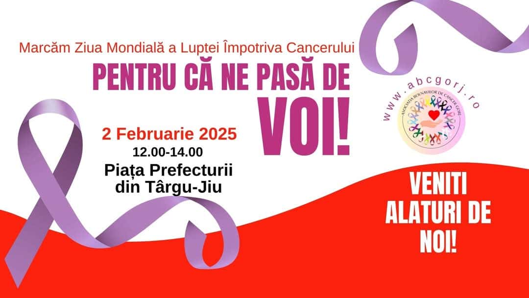 Protest organizat de bolnavii de cancer din Gorj