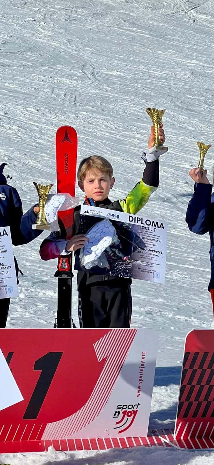 Elev din Târgu-Jiu, campion la ski alpin